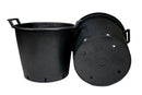 Round pot with handles, 35 L